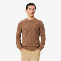 JERSEY CABLE KNIT COOKIE/VERT
