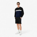 COLORBLOCK SHORTS NOIR/MARINE