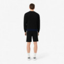COLORBLOCK SHORTS NOIR/MARINE