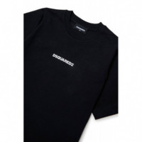 D2T1146U Slouch Fit T-shirt Black  DSQUARED2