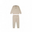 D2S17U Slouch Fit-set Overalls Feather G  DSQUARED2