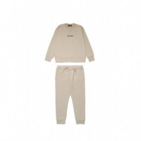 D2S17U Slouch Fit-set Overalls Feather G  DSQUARED2