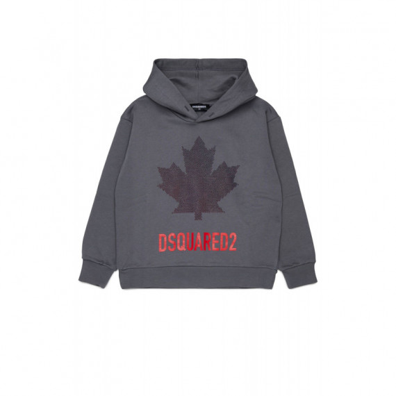 D2S989U Slouch Fit Sweat-shirt Anthracit  DSQUARED2