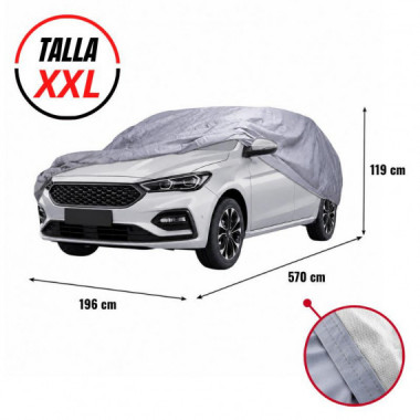 FUNDA PARA COCHE IMPERMEABLE FARGO TOOLS TALLA XXL