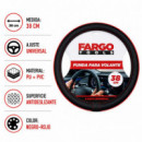 FUNDA PARA VOLANTE NEGRA-ROJO FARGO TOOLS 38CM
