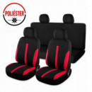 FUNDA DE ASIENTO PARA COCHE NEGRO-ROJO FARGO TOOLS