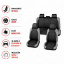 FUNDA DE ASIENTO PARA COCHE NEGRO-GRIS FARGO TOOLS