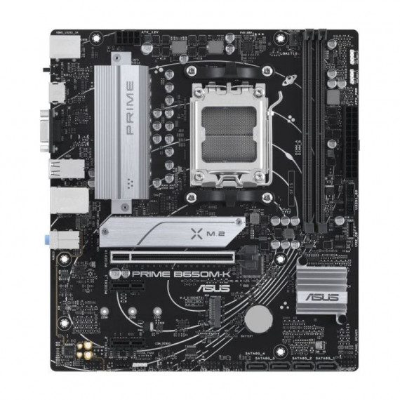 ASUS PLACA BASE PRIME  B650M-K SOCKET AM5 AMD 7000 y 8000 / 2xDDR5 / 1xM.2