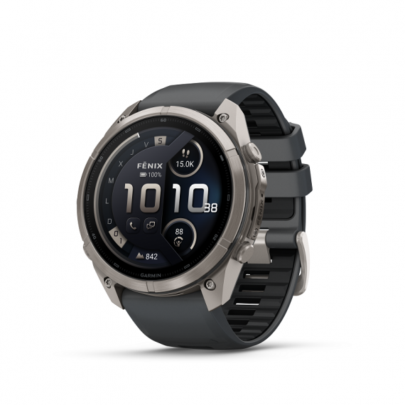 Garmin Fenix 9 Pro InReach – Smartwatch Multideporte 51mm, Titanio y Silicona Gris