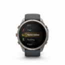 Garmin Fenix 9 Pro InReach – Smartwatch Multideporte 51mm, Titanio y Silicona Gris