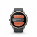 Garmin Fenix 9 Pro InReach – Smartwatch Multideporte 51mm, Titanio y Silicona Gris