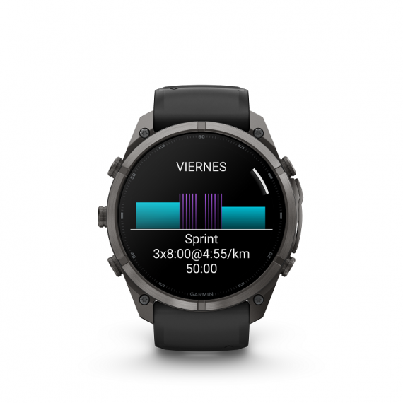 Garmin Fenix 9 Pro Smartwatch GPS 51mm Titanio DLC Carbono y Silicona Negra (010-04337-16)