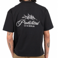Camiseta Prohibited Leaf negra