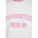 Camiseta Prohibited Rush contrast rose
