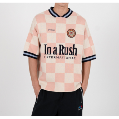 Camiseta Prohibited Victory knit trikot rose