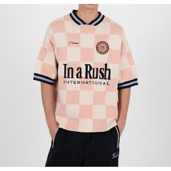 Camiseta Prohibited Victory knit trikot rose