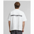 Camiseta Prohibited 10119 tee white