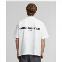 Camiseta Prohibited 10119 tee white
