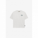 Camiseta Prohibited in a rush tee off-white