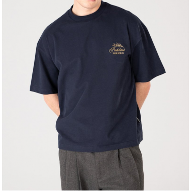Camiseta Prohibited Leaf tee navy