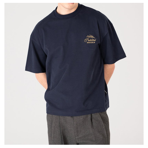 Camiseta Prohibited Leaf tee navy