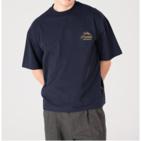 Camiseta Prohibited Leaf tee navy
