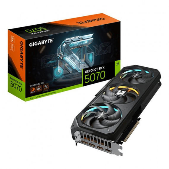 Tarjeta de Video Nvidia GIGABYTE Rtx 5070 Gaming Oc 12GB GDDR7