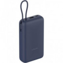 XIAOMI Bateria Externa 20000Mah Con Cable Integrado Azul BHR8975GL