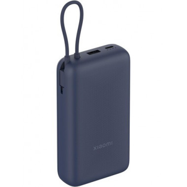 XIAOMI Bateria Externa 20000Mah Con Cable Integrado Azul BHR8975GL