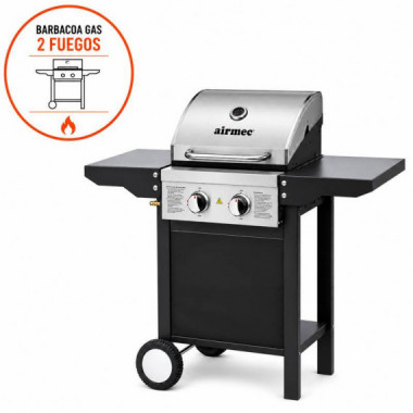 Barbacoa Gas Dos Fuegos Serie Terra AIRMEC 111.7X56.7X114.3 Cm