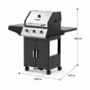 Barbacoa Gas Serie Cabañeros AIRMEC 122.2X53.7X110.6 Cm