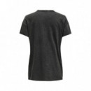 Only Camiseta Negra 15215721-BLACK