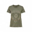 Only Camiseta Gris 15215721-KALAMATA