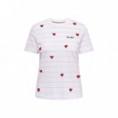Only Camiseta Blanca 15316574-BRIGHT WHITE
