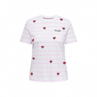 ONLY Camiseta Blanca 15316574-BRIGHT White