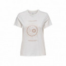 Only Camiseta Cloud Dancer 15215721-CLOUD DANCER