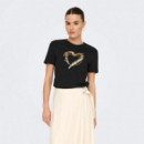 Only Camiseta Negra 15357554-C-N10