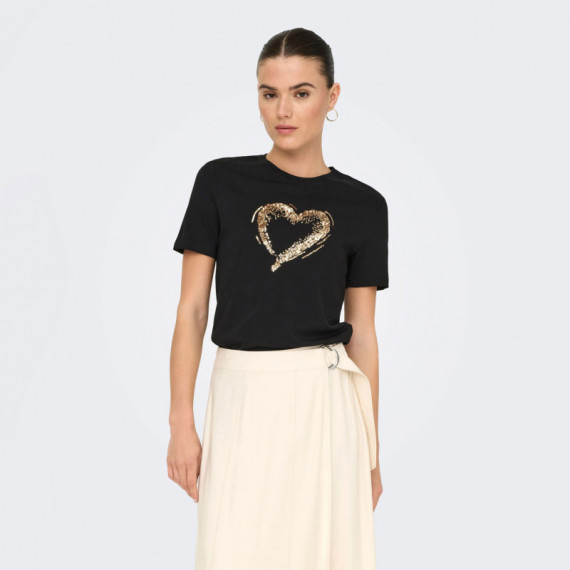 Only Camiseta Negra 15357554-C-N10
