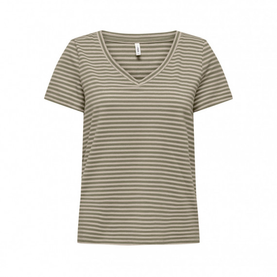 Only Camiseta de rayas con lurex 15368929-5012311