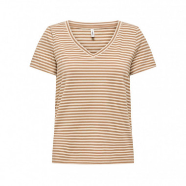 Only Camiseta de rayas con lurex 15368929-4969159