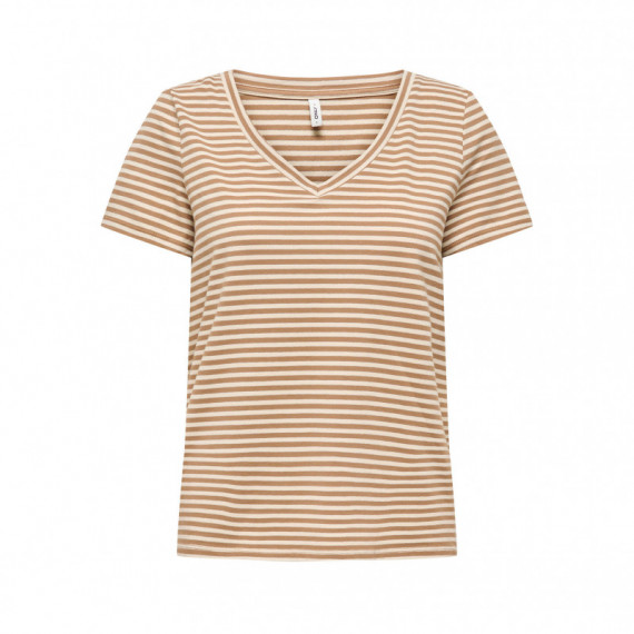 Only Camiseta de rayas con lurex 15368929-4969159