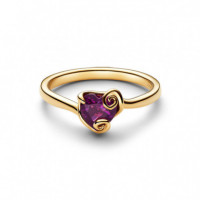 PANDORA Anillo Corazón Morado Sally de Pesadilla Antes de Navidad de Disney 164734C01