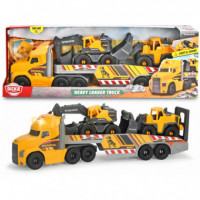 Camion Mack Truck de Volvo con Excavadora y Retroexcavadora  DICKIE