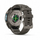 Smartwatch Garmin Fenix 9 de 51mm Titanio con Correa de Silicona en Gris