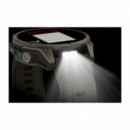 Smartwatch Garmin Fenix 9 de 51mm Titanio con Correa de Silicona en Gris