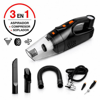 Aspiradora 3 en 1 con Compresor 150 Psi FARGO TOOLS 12V