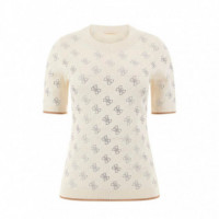 GUESS Camiseta Blanca W5GR20 Z3D60-G012