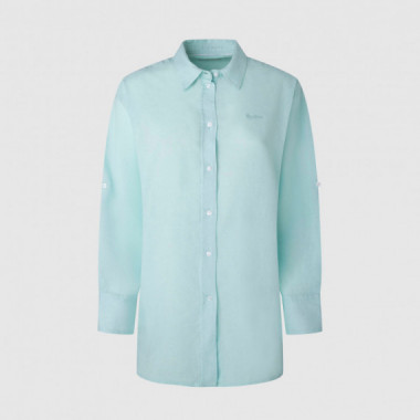 Pepe Jeans Camisa Philly Turquesa PL304803-508