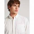 Pepe Jeans Camisa Prince Blanca PM308270-800