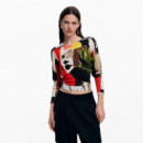 Desigual Jersey de punto fino 25SWJF27-9019